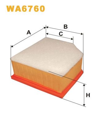 WIX FILTERS Воздушный фильтр WA6760